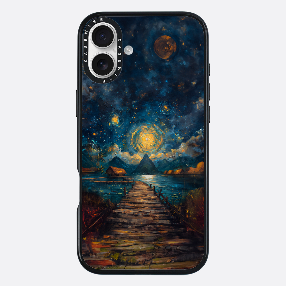 Coastal Pier Painting - Etui