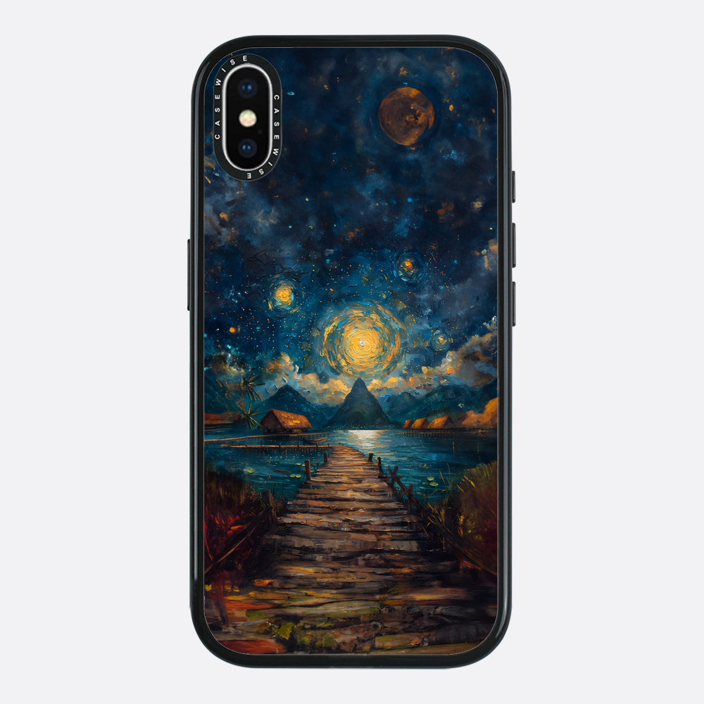 Coastal Pier Painting - Etui