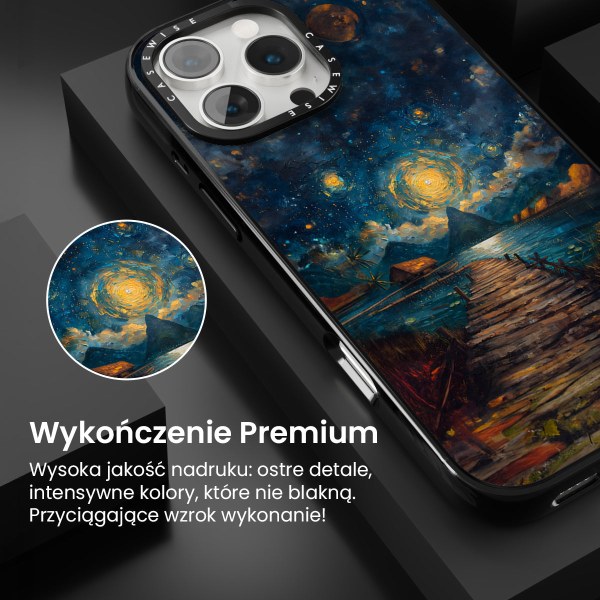 Coastal Pier Painting - Etui