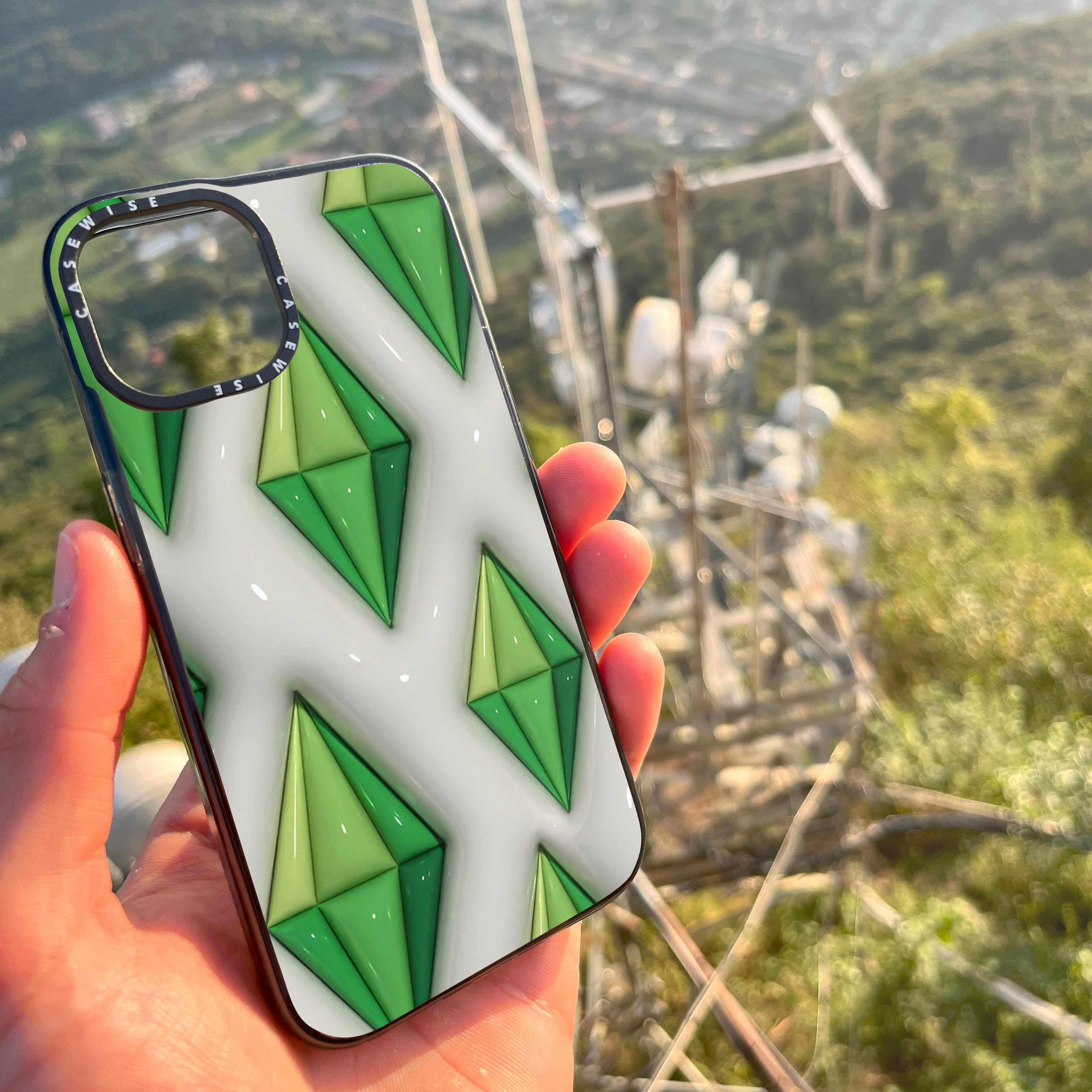 Wzór Plumbob z The Sims - Etui