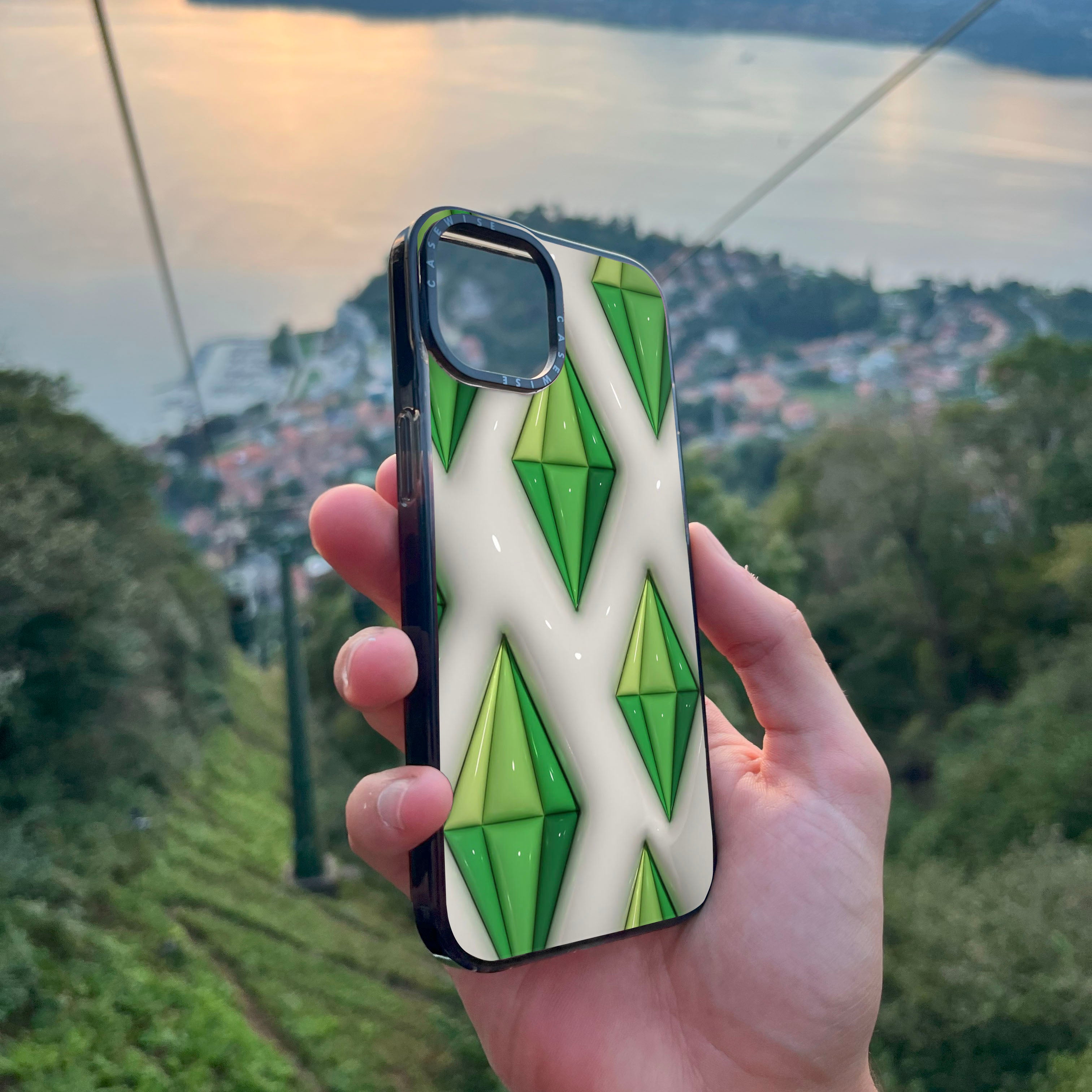 Wzór Plumbob z The Sims - Etui