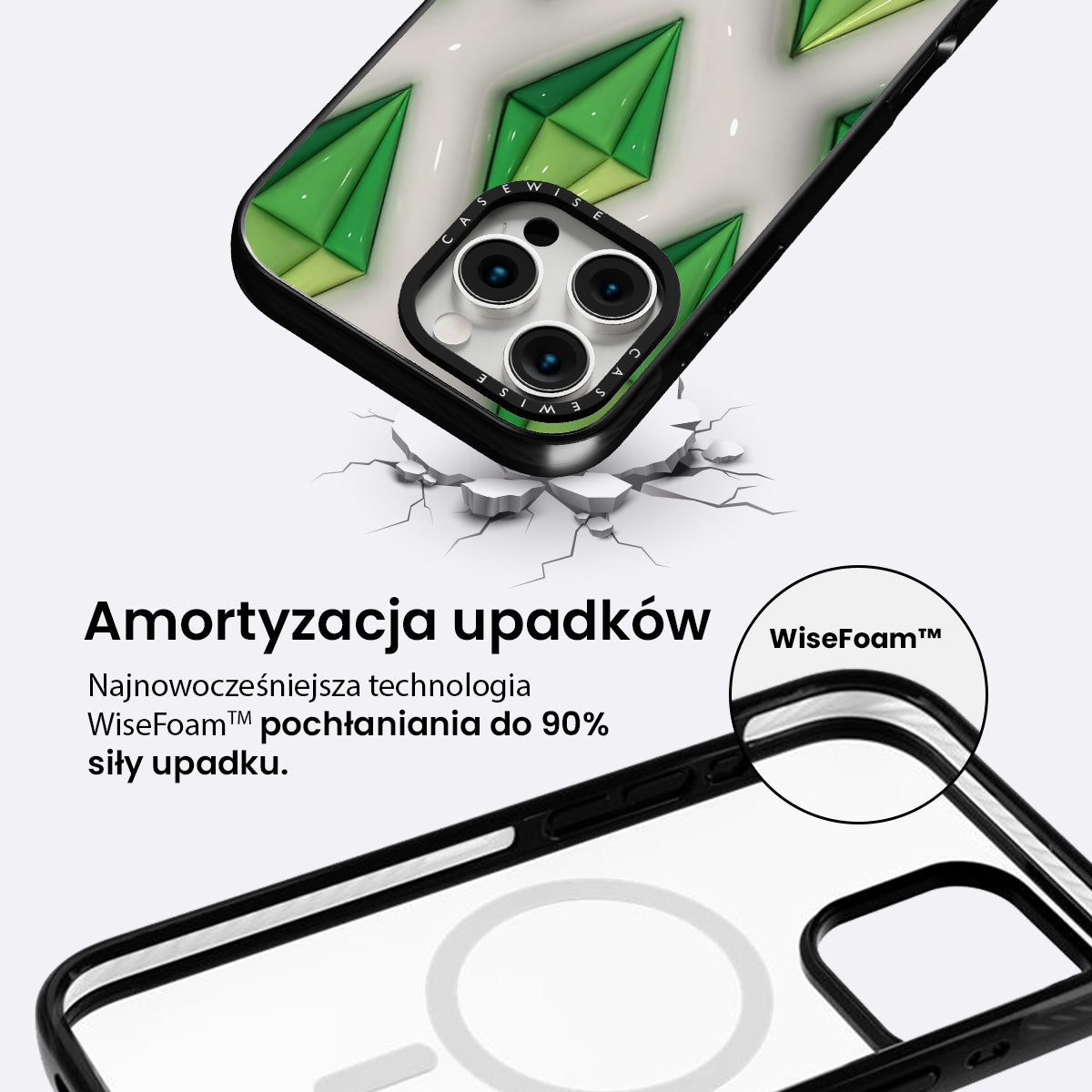 Wzór Plumbob z The Sims - Etui