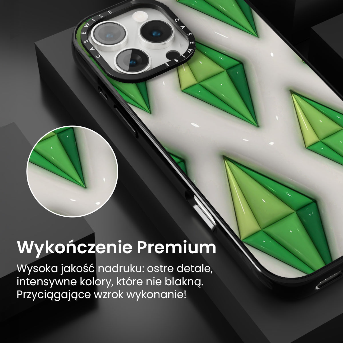 Wzór Plumbob z The Sims - Etui