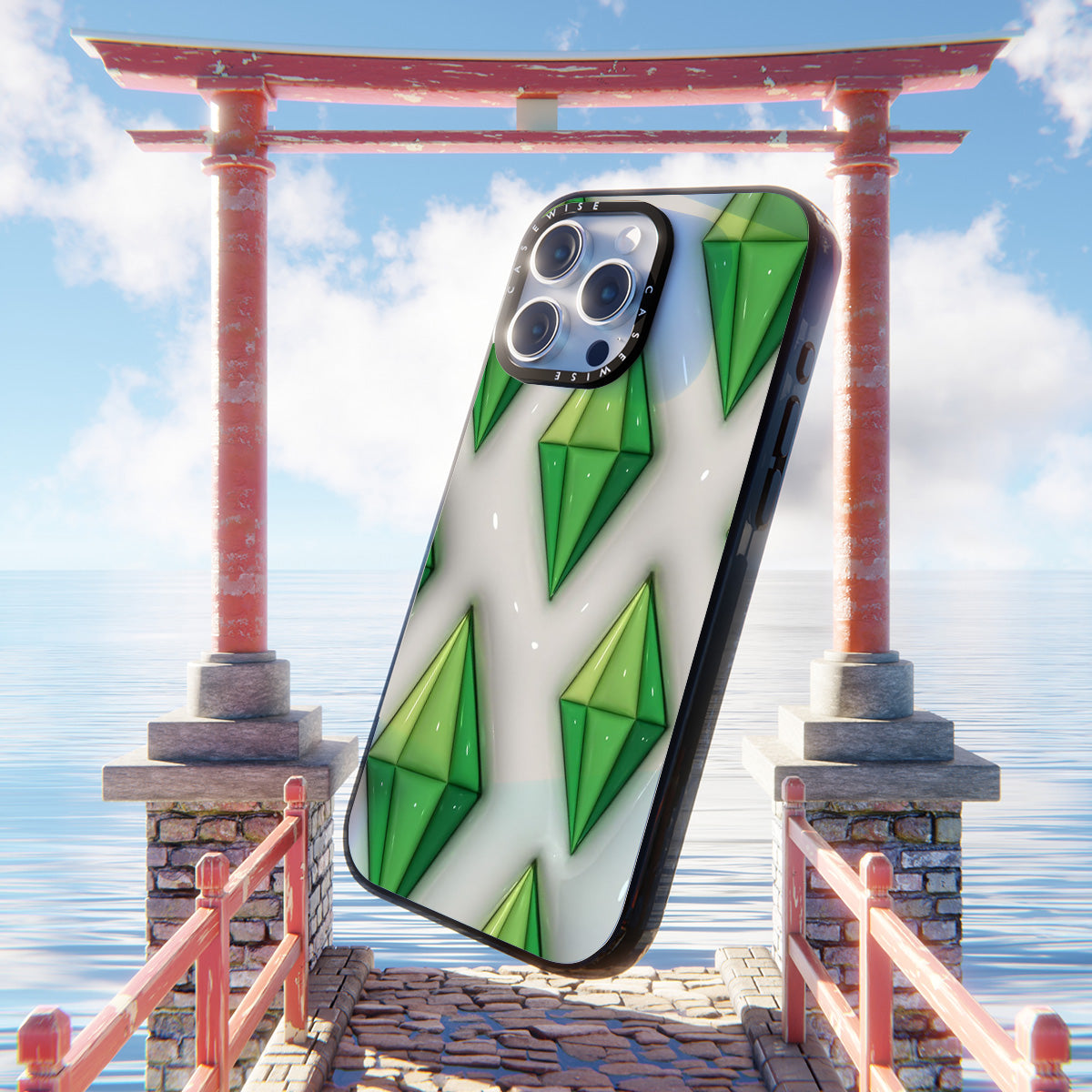 Wzór Plumbob z The Sims - Etui