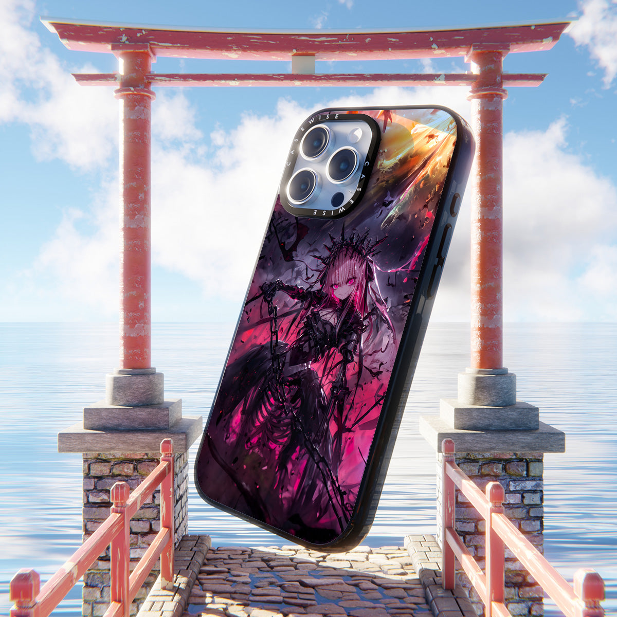 Gothic Pink Sword Anime Girl - Etui