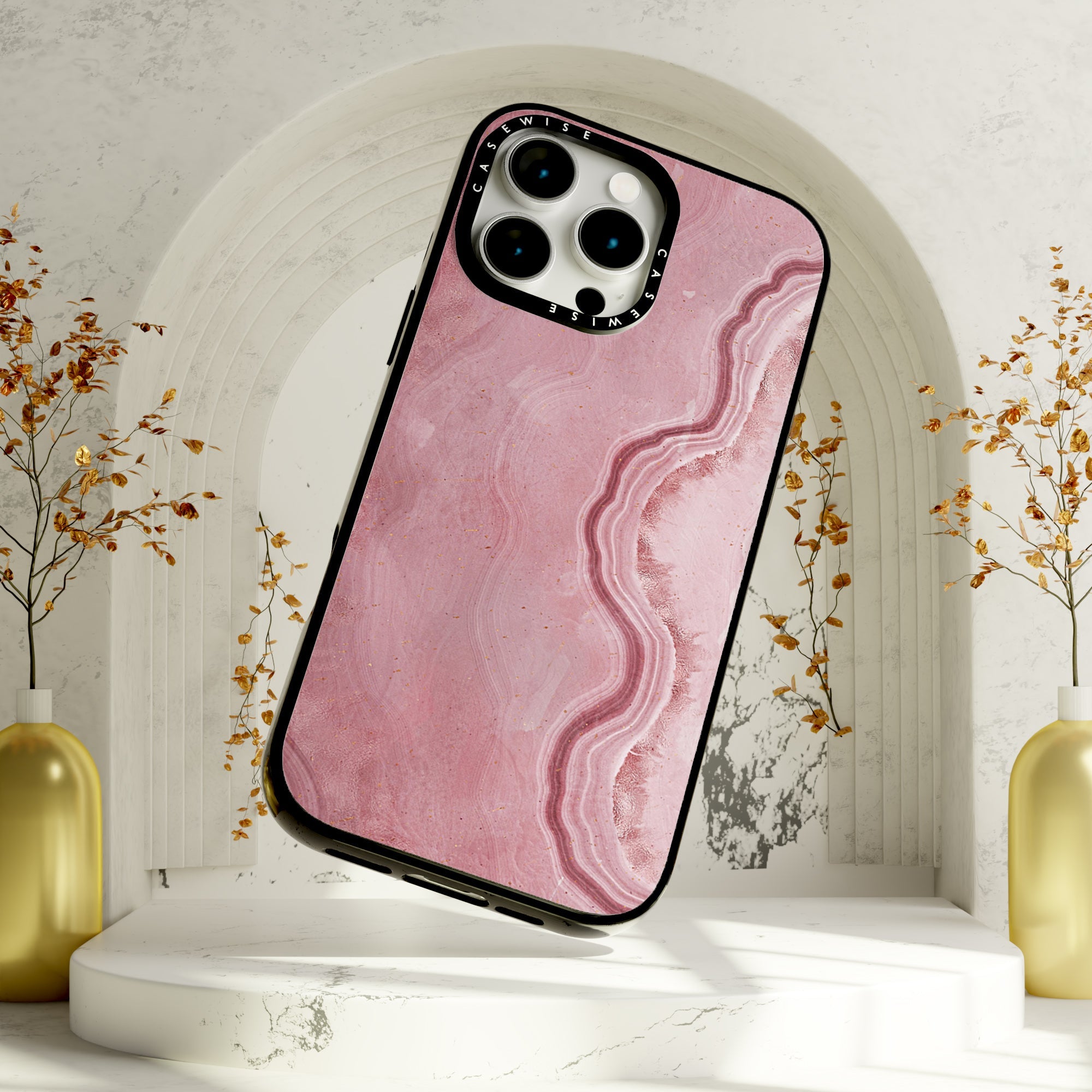 Pink Agate Texture 10 - Etui