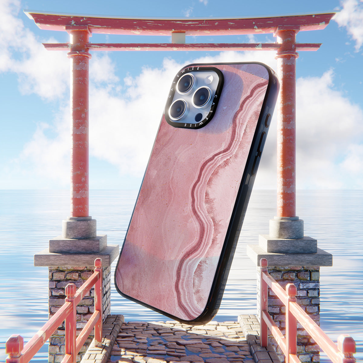 Pink Agate Texture 10 - Etui