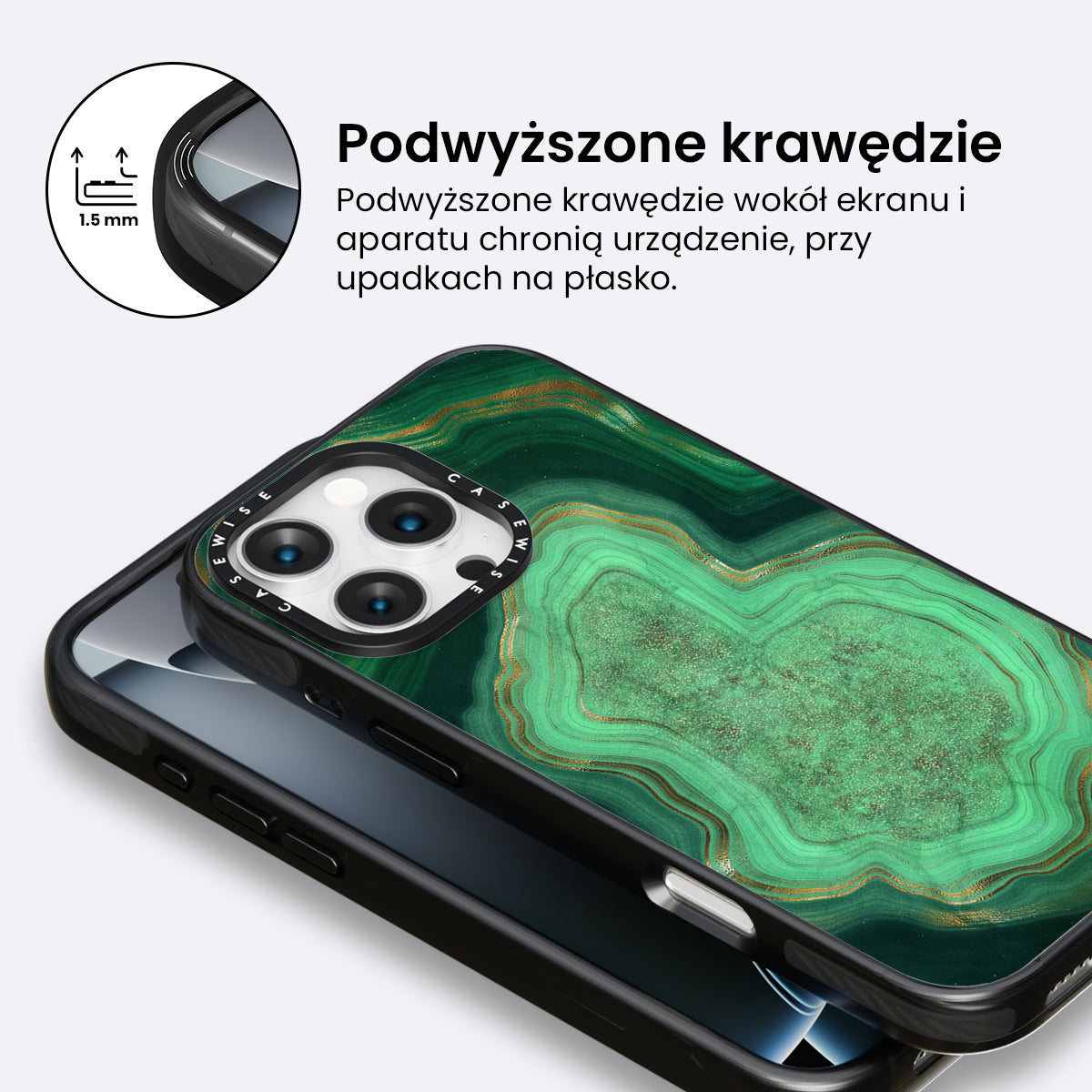 Malachite Texture 06 - Etui