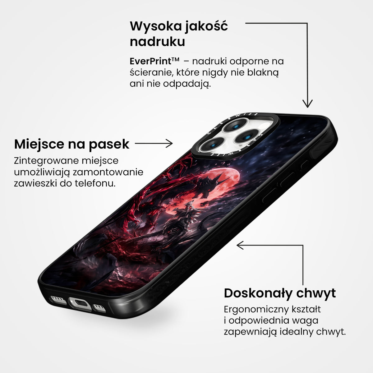 Fight of Wolfs White and Black - Etui