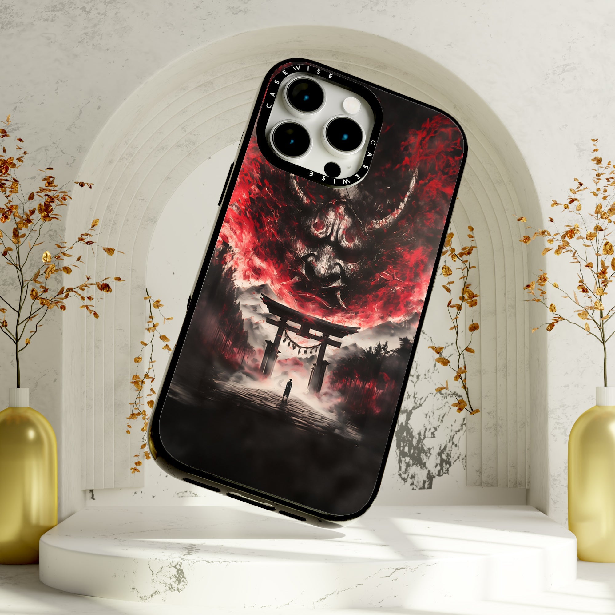 Torii Gate Oni Mask - Etui