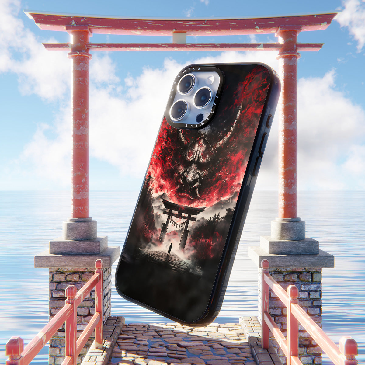 Torii Gate Oni Mask - Etui