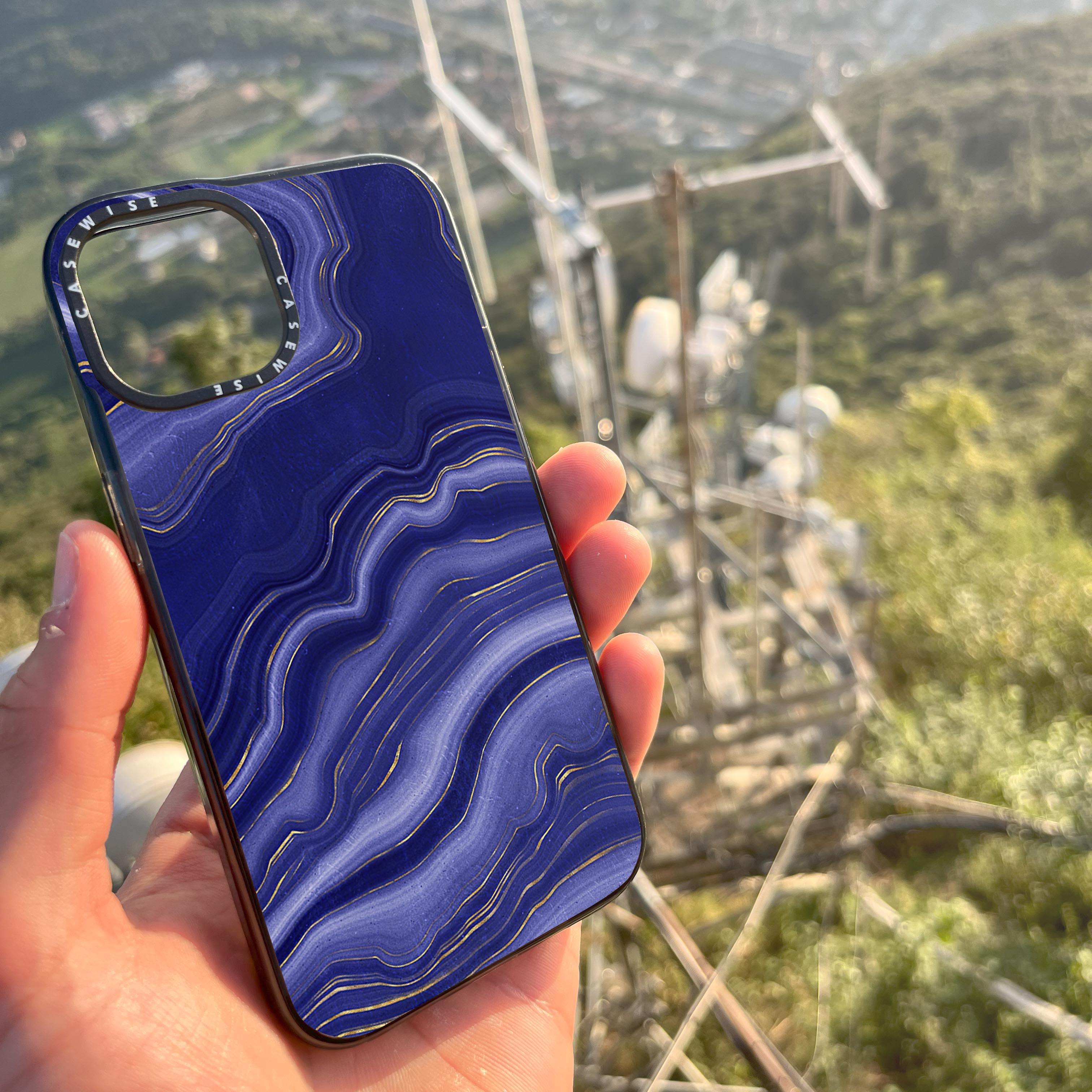 Blue Agate Texture 06 - Etui
