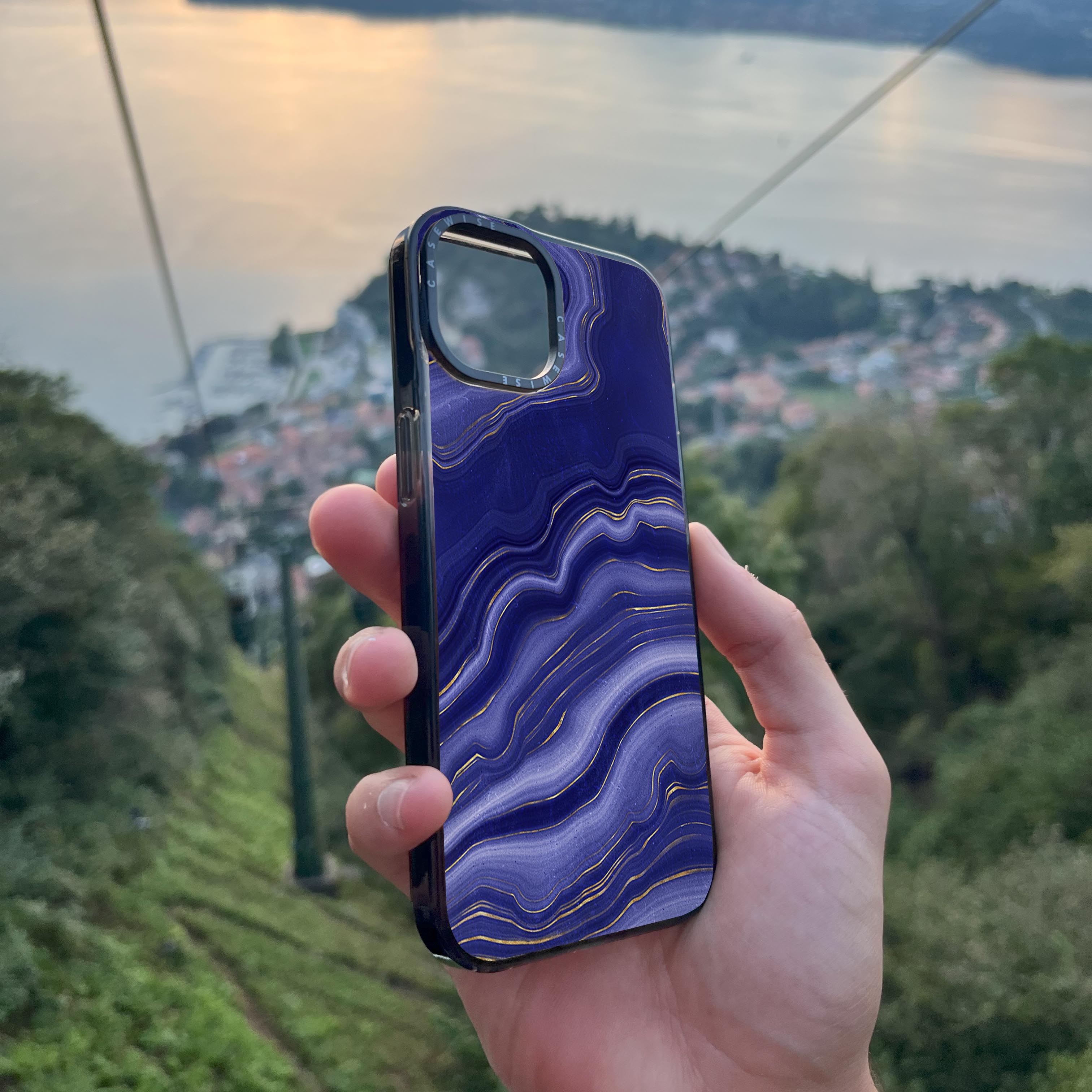 Blue Agate Texture 06 - Etui