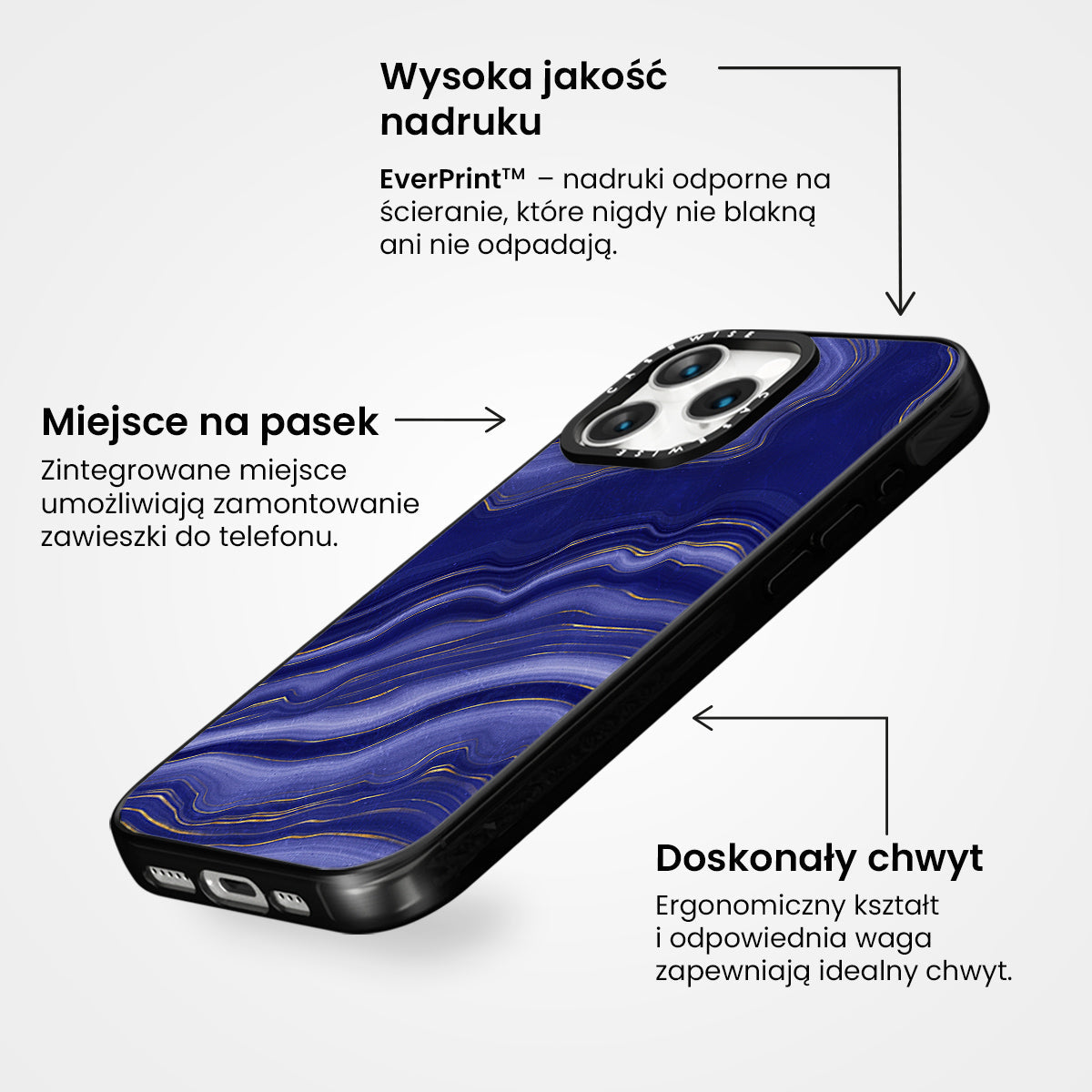 Blue Agate Texture 06 - Etui