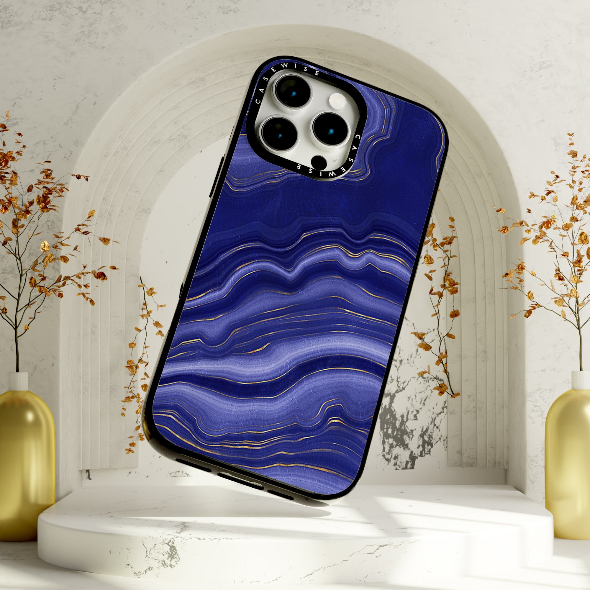 Blue Agate Texture 06 - Etui
