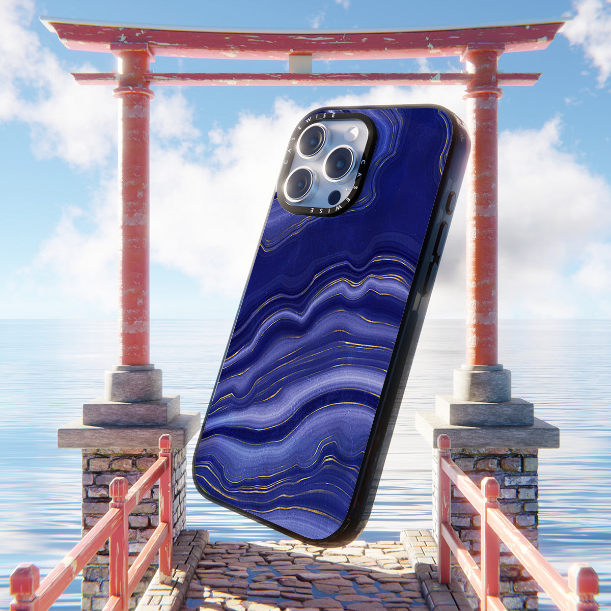Blue Agate Texture 06 - Etui