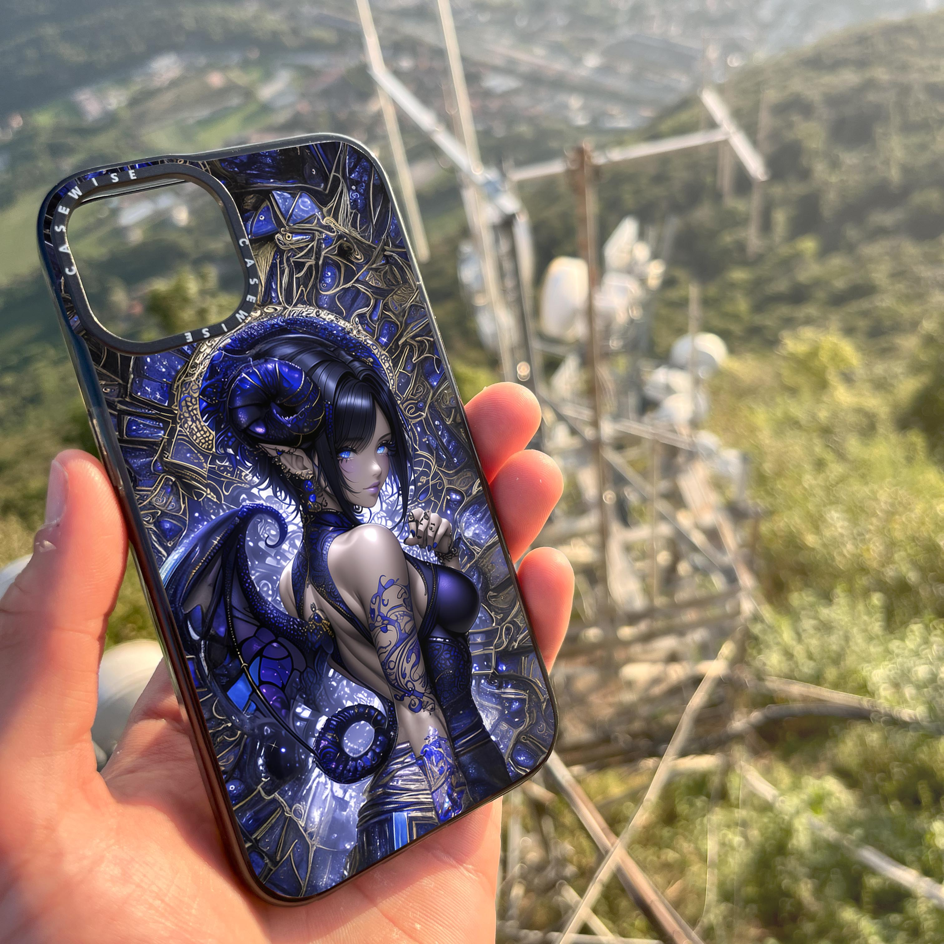 Blue Time Girl - Etui
