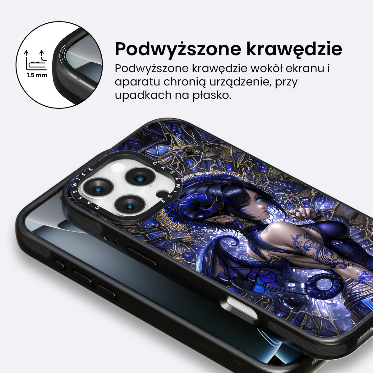 Blue Time Girl - Etui
