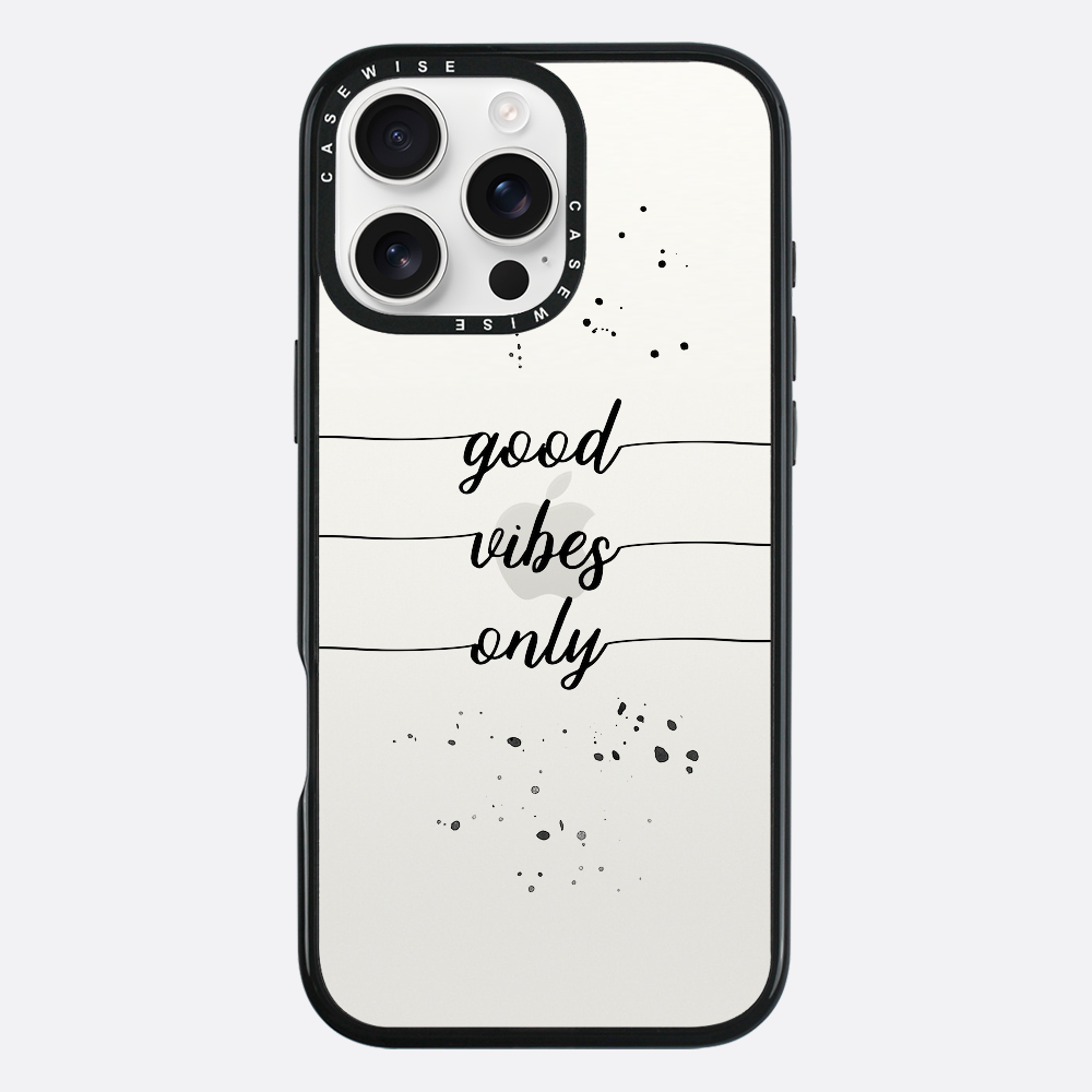 TEXT ART Good vibes only - Etui