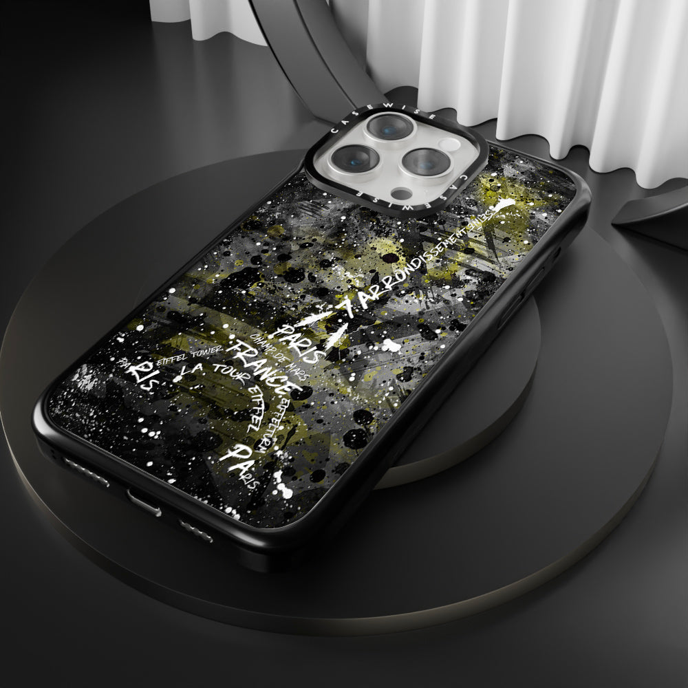 Digital Art Eiffel Tower yellow - Etui