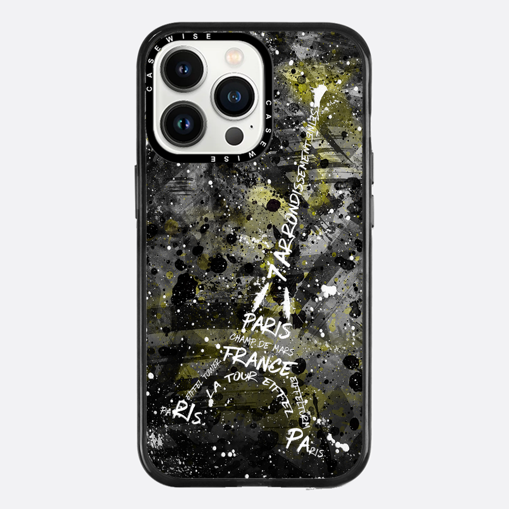 Digital Art Eiffel Tower yellow - Etui