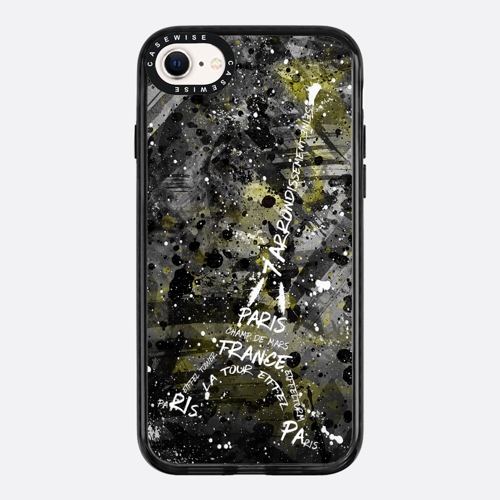 Digital Art Eiffel Tower yellow - Etui