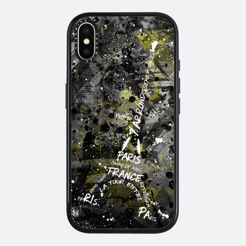 Digital Art Eiffel Tower yellow - Etui