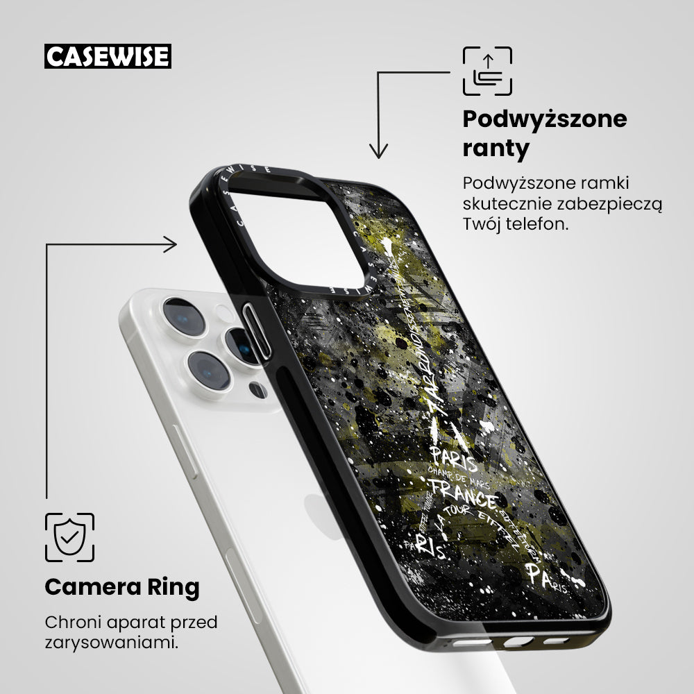 Digital Art Eiffel Tower yellow - Etui