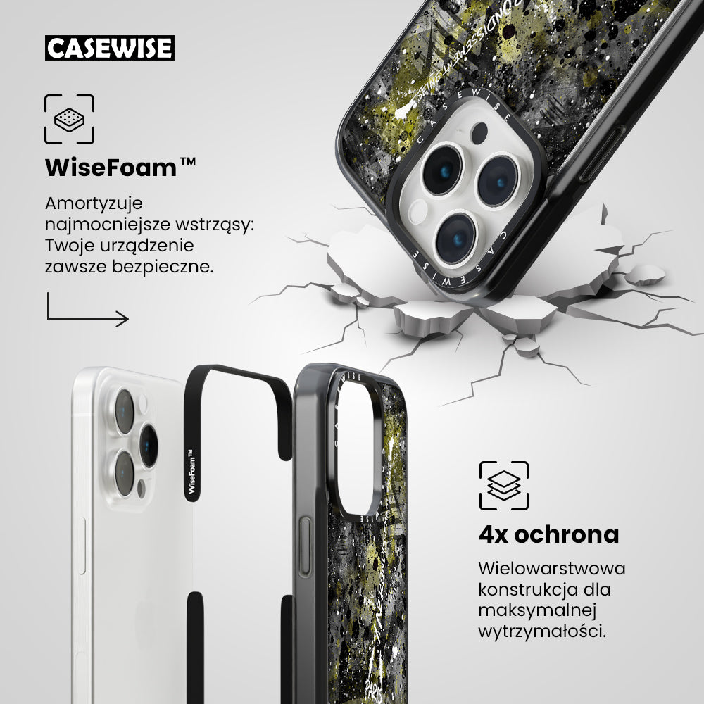 Digital Art Eiffel Tower yellow - Etui