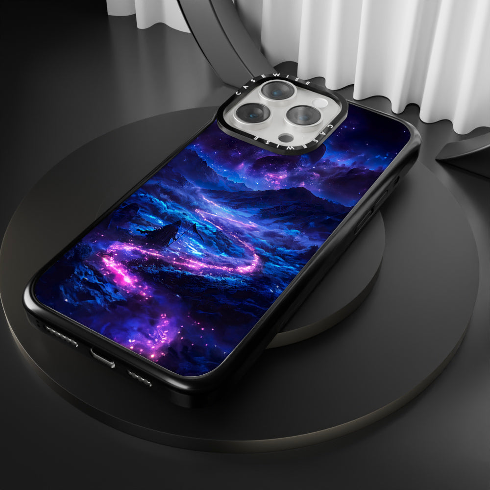 Grim Reaper Neon Landscape - Etui