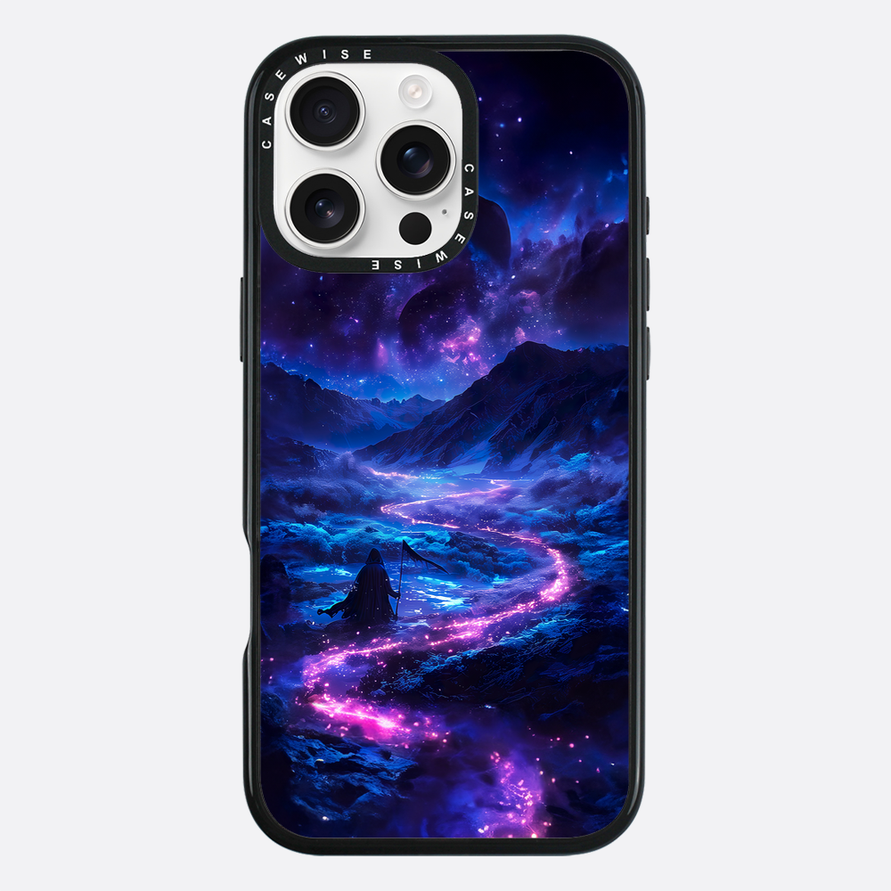 Grim Reaper Neon Landscape - Etui