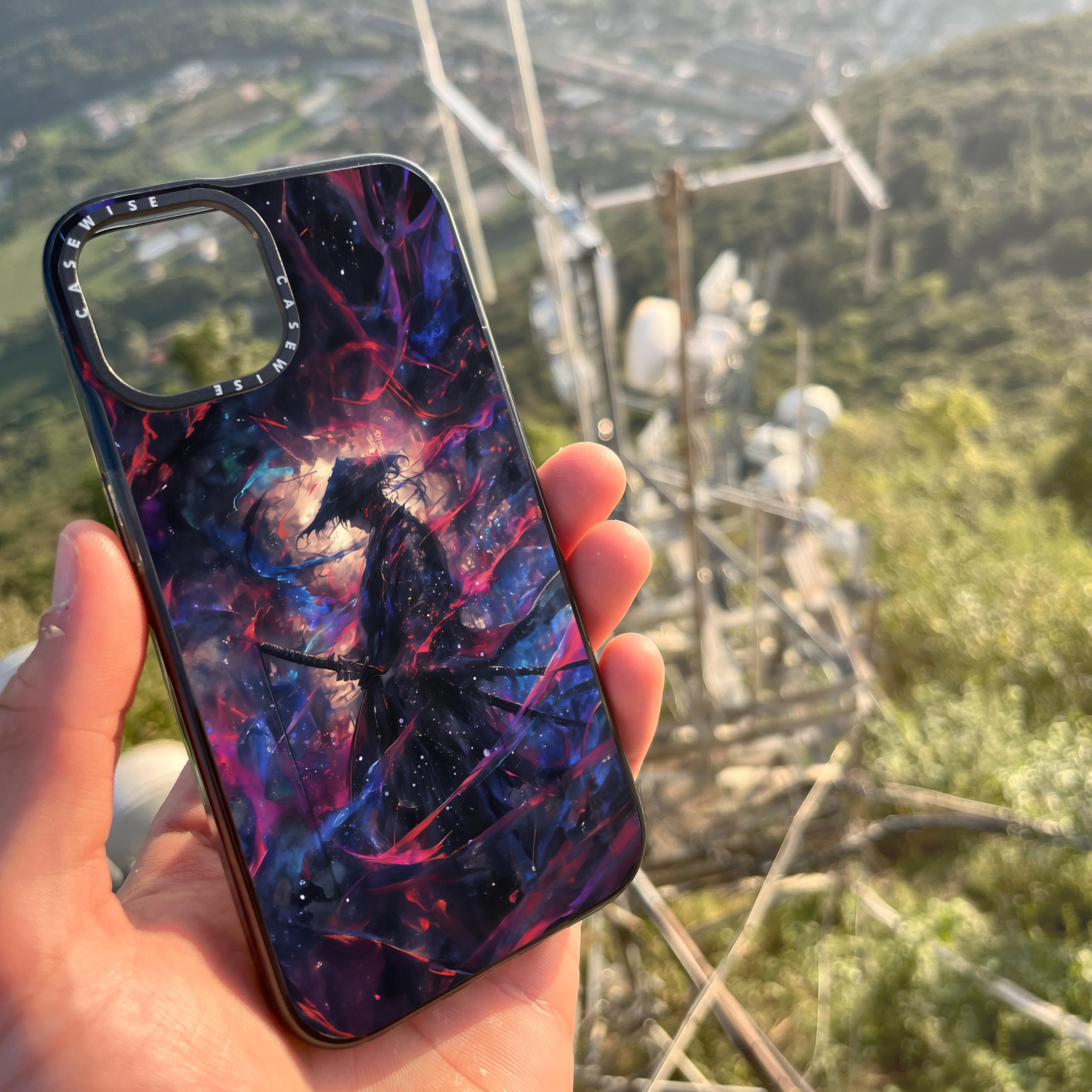 Neon Painting Samurai - Etui