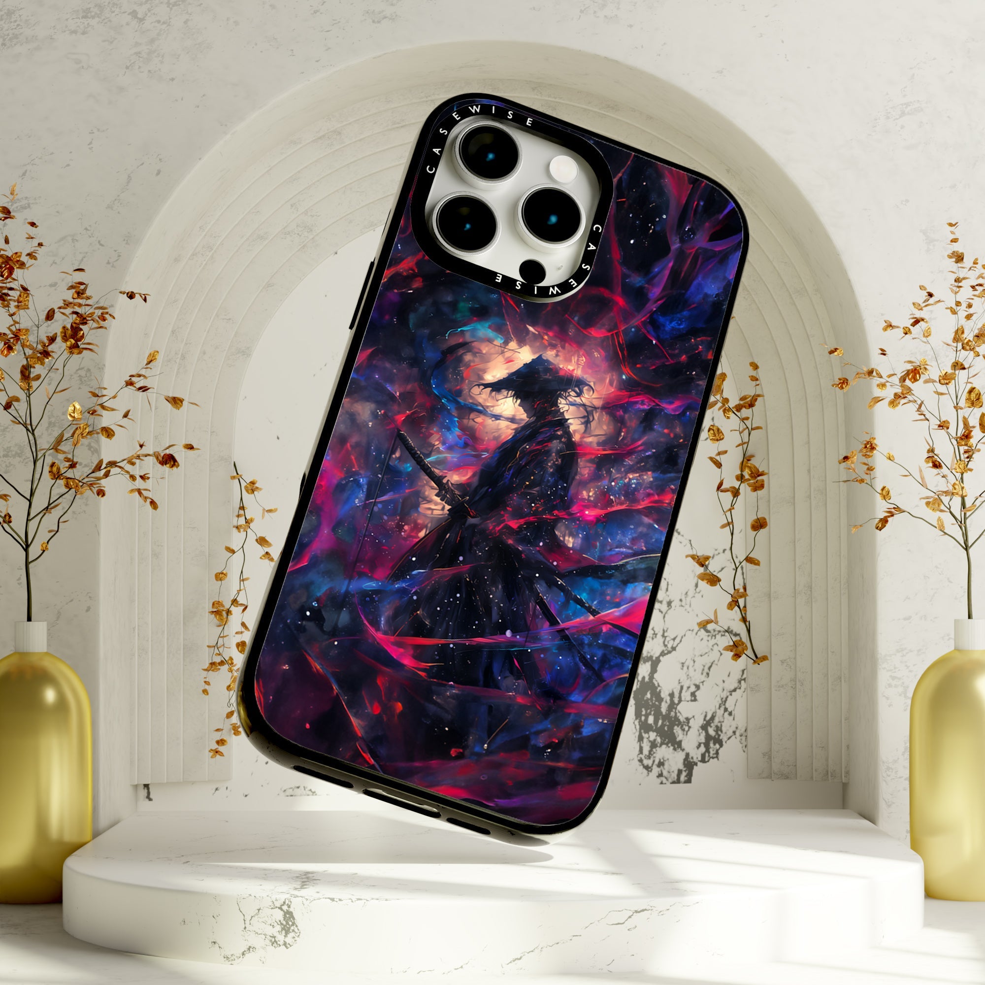 Neon Painting Samurai - Etui