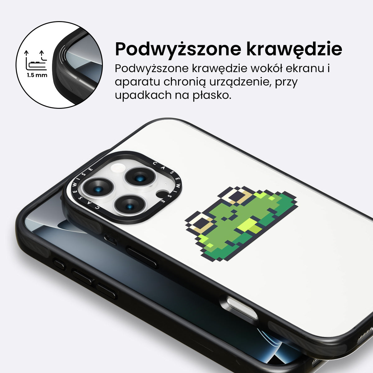 Żaba pikselowa - Etui