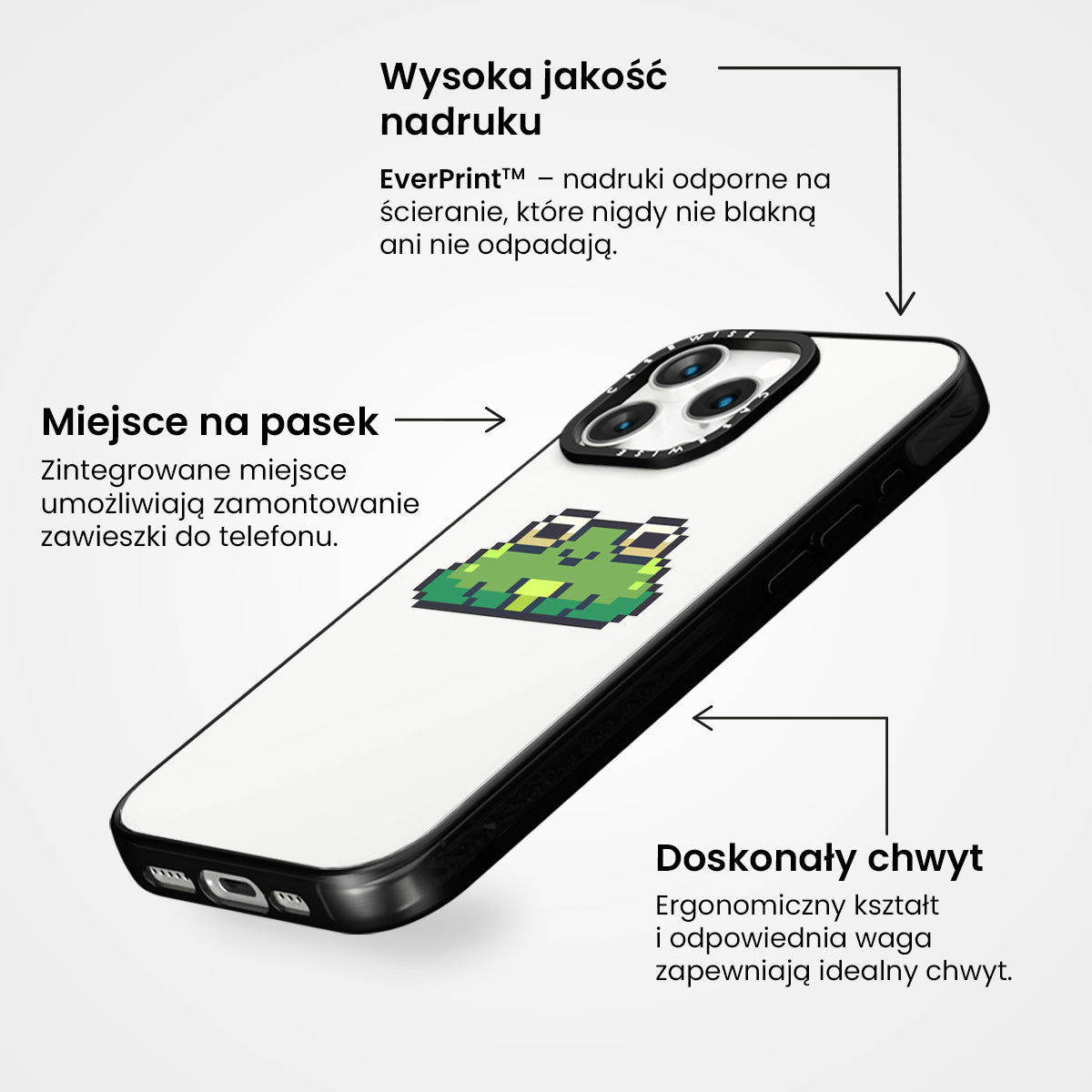 Żaba pikselowa - Etui