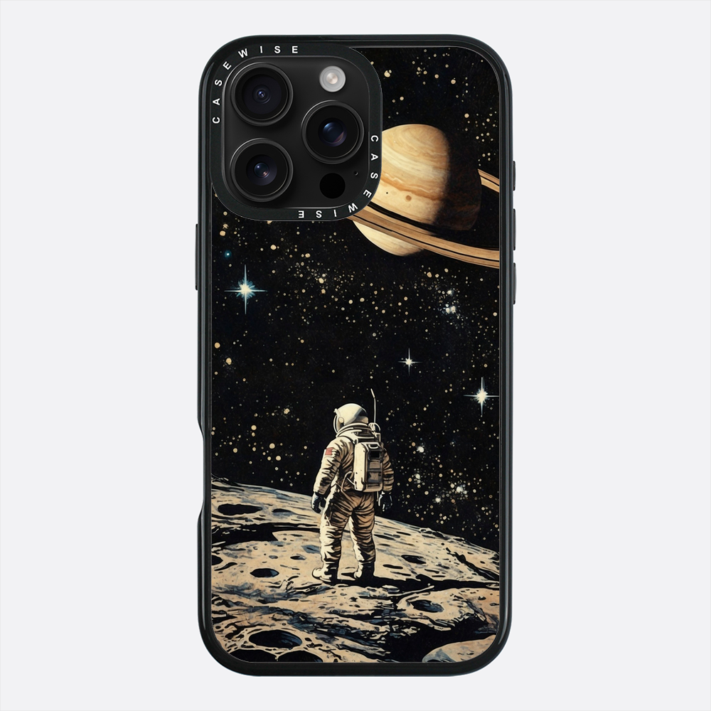 Retro astronauta w kosmosie - Etui