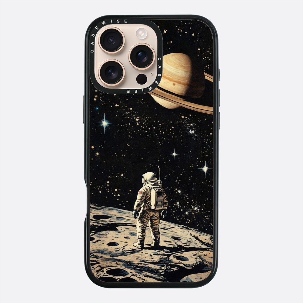 Retro astronauta w kosmosie - Etui