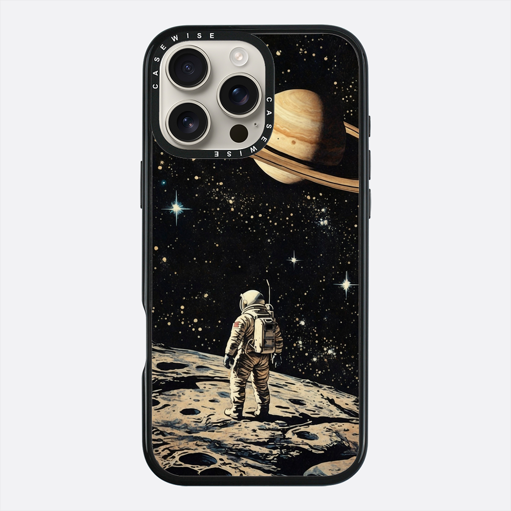 Retro astronauta w kosmosie - Etui