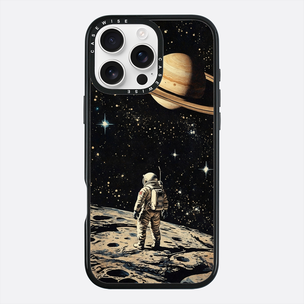 Retro astronauta w kosmosie - Etui
