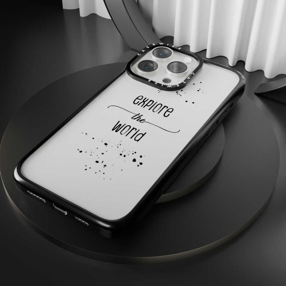 TEXT ART Explore the world - Etui