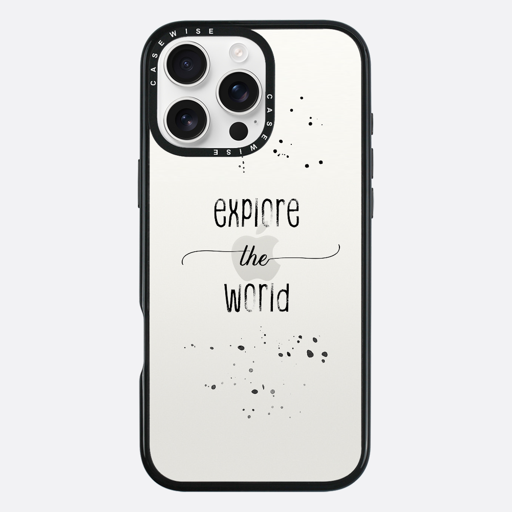 TEXT ART Explore the world - Etui