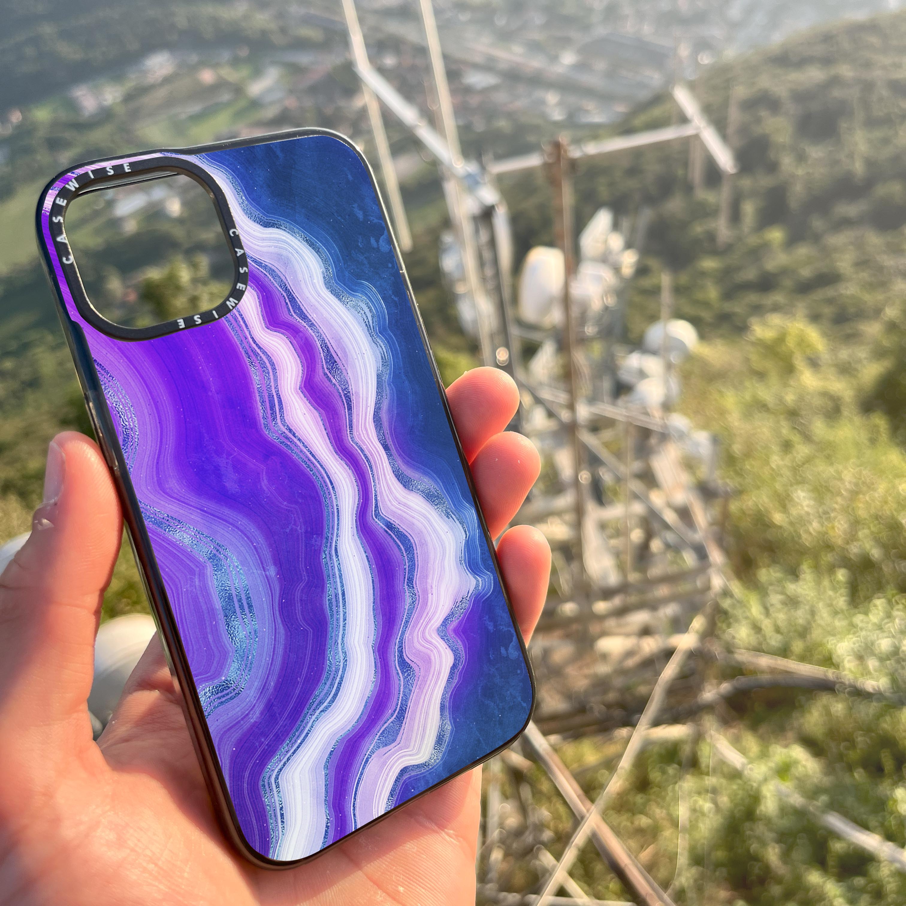 Neon Agate Texture 02 - Etui