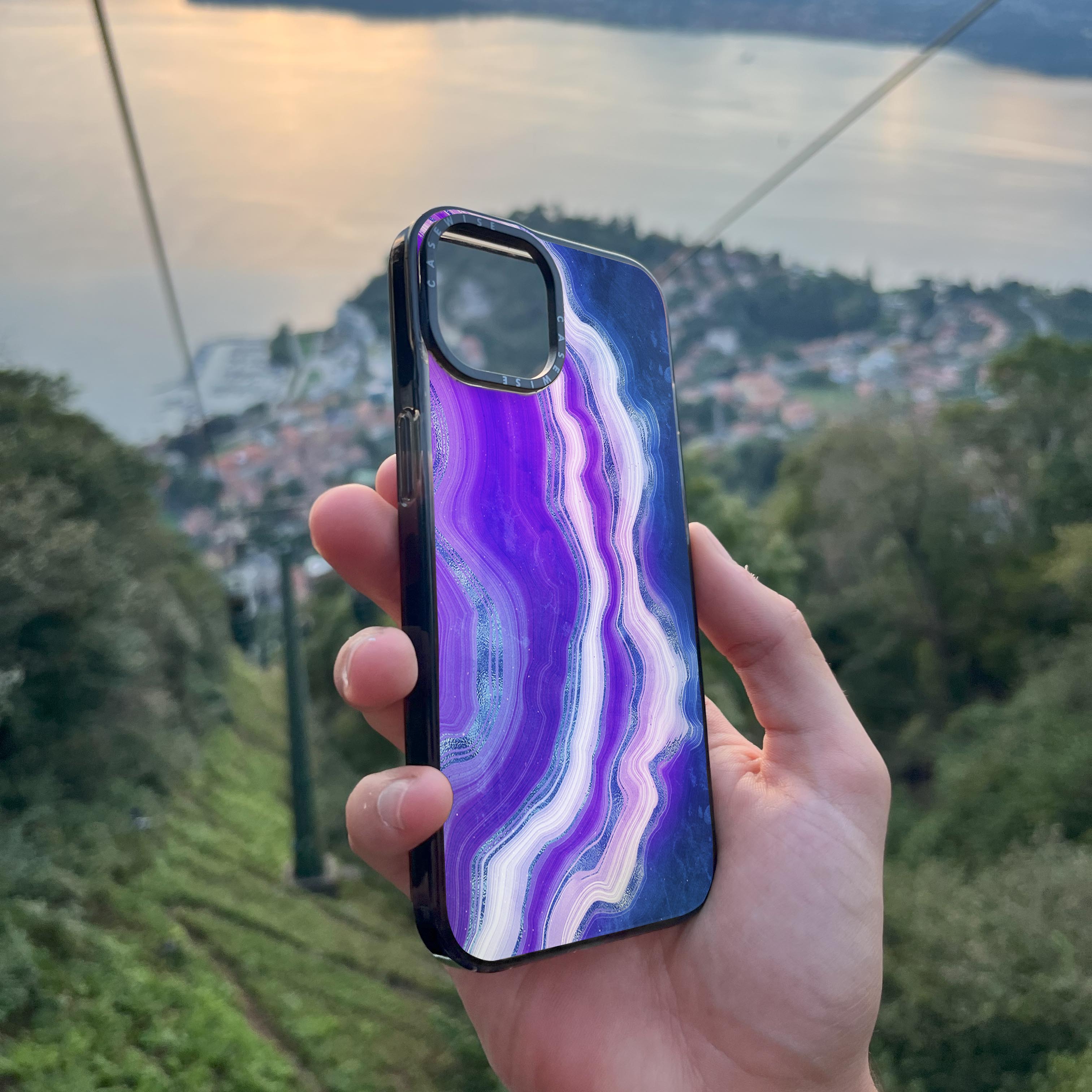 Neon Agate Texture 02 - Etui