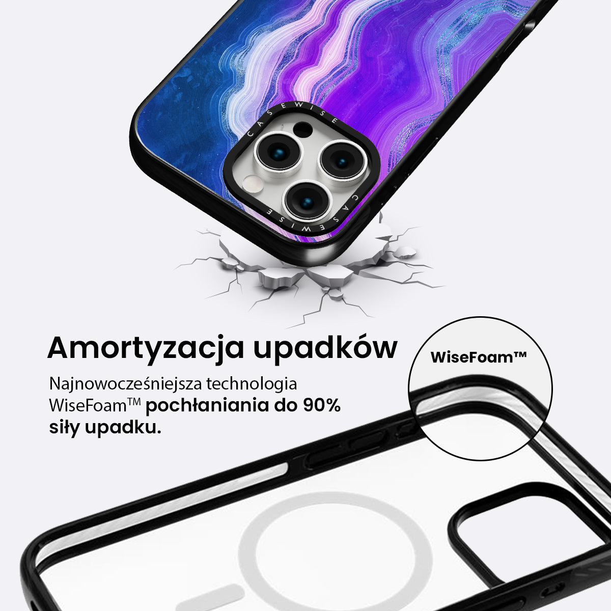Neon Agate Texture 02 - Etui
