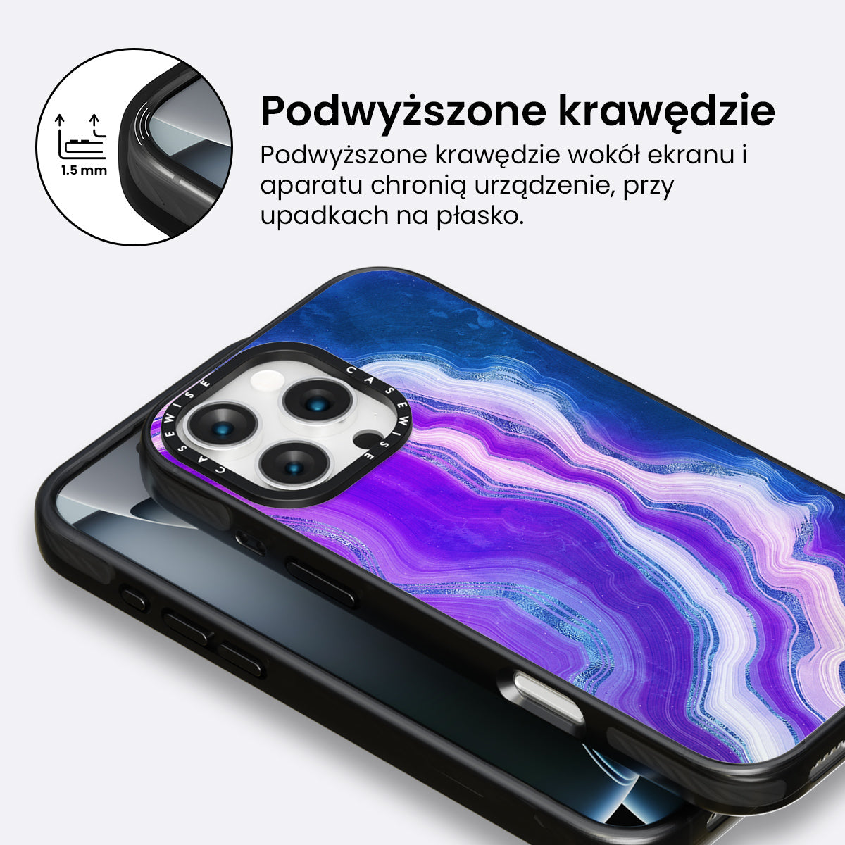Neon Agate Texture 02 - Etui
