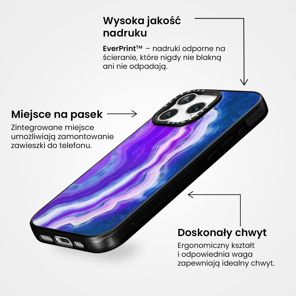 Neon Agate Texture 02 - Etui