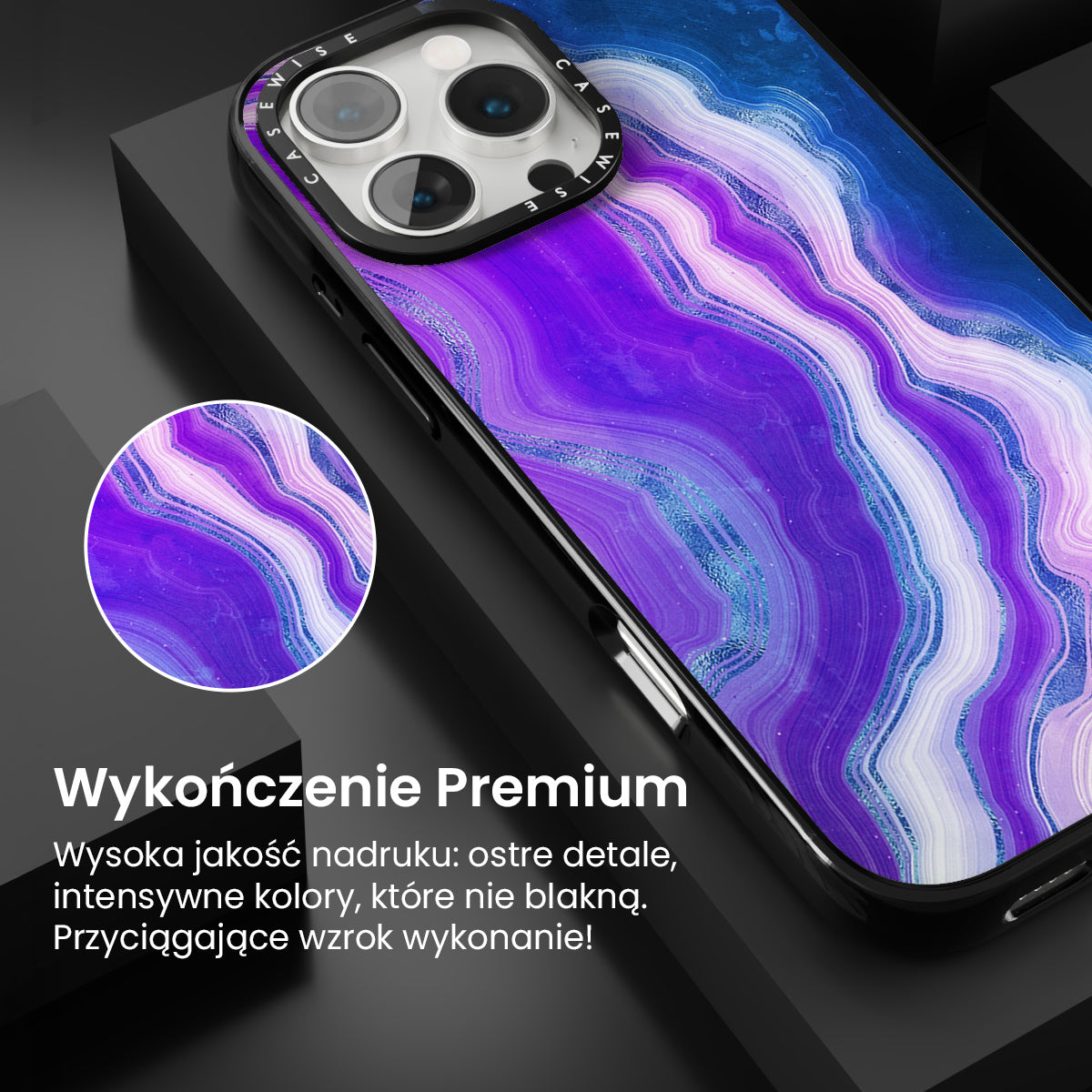 Neon Agate Texture 02 - Etui