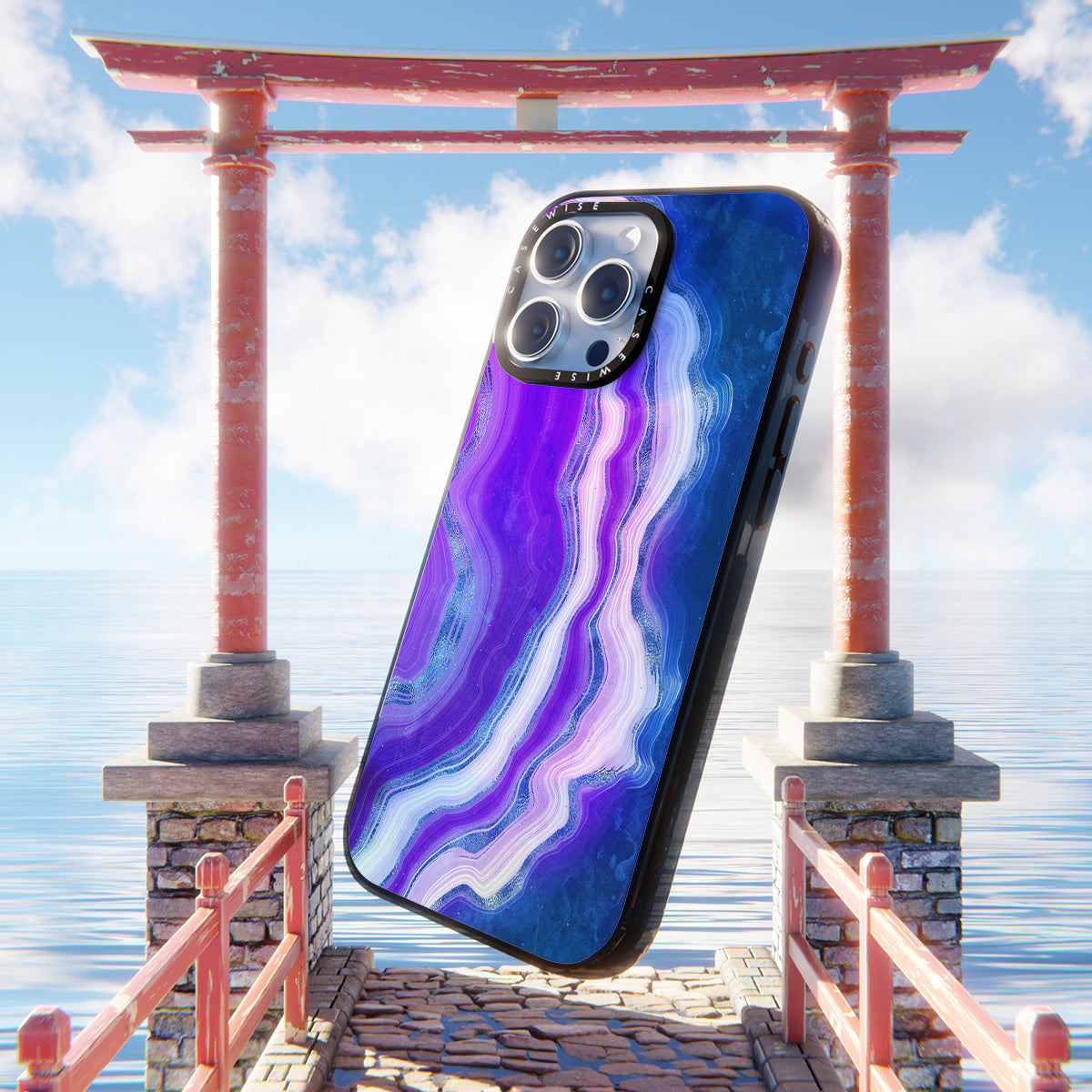 Neon Agate Texture 02 - Etui
