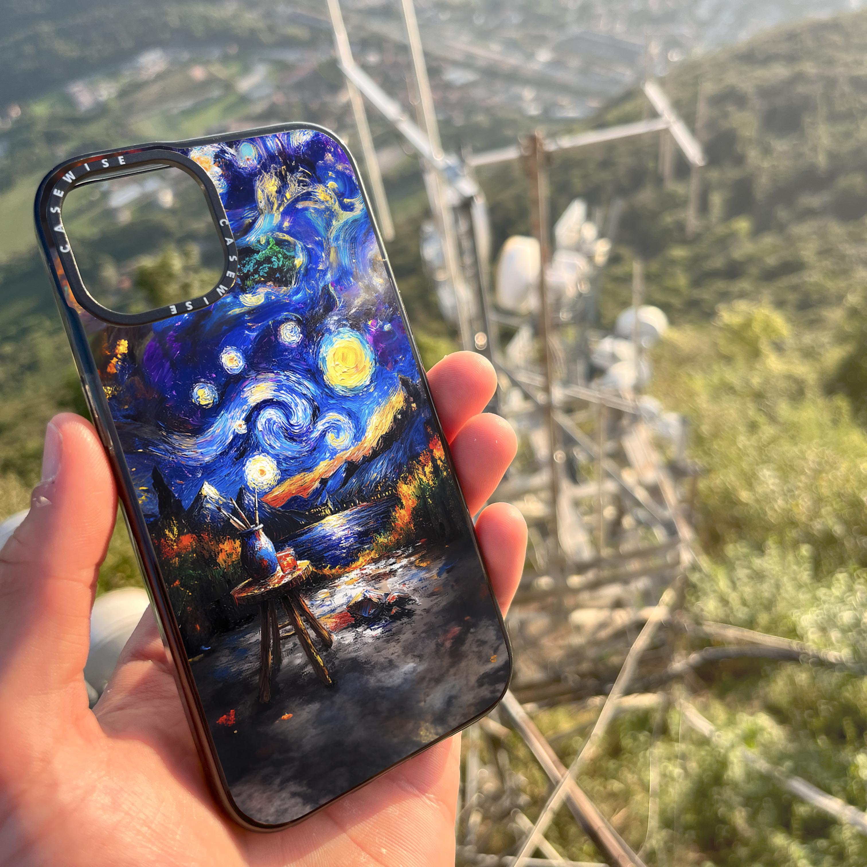 Starry Night Painting - Etui