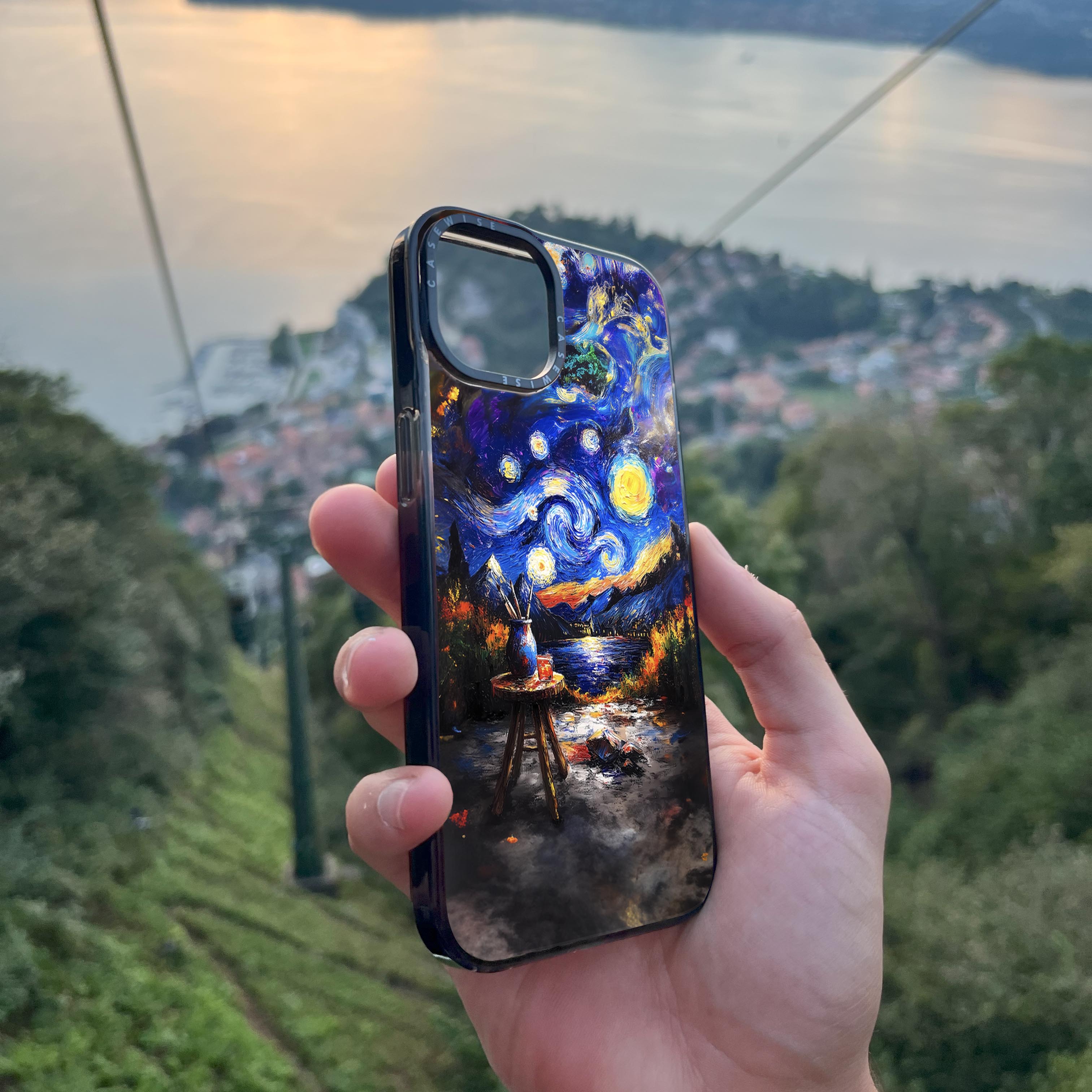 Starry Night Painting - Etui